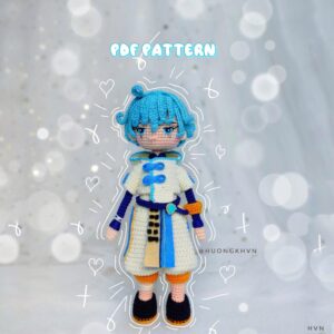 Genshin Impact Chongyun Amigurumi Crochet Pattern Instant Download PDF