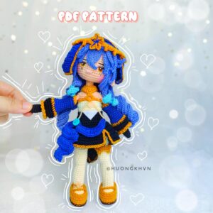 Genshin Impact Layla Amigurumi Crochet Pattern