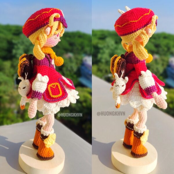 Genshin Impact Klee Amigurumi Crochet Pattern PDF - Image 6