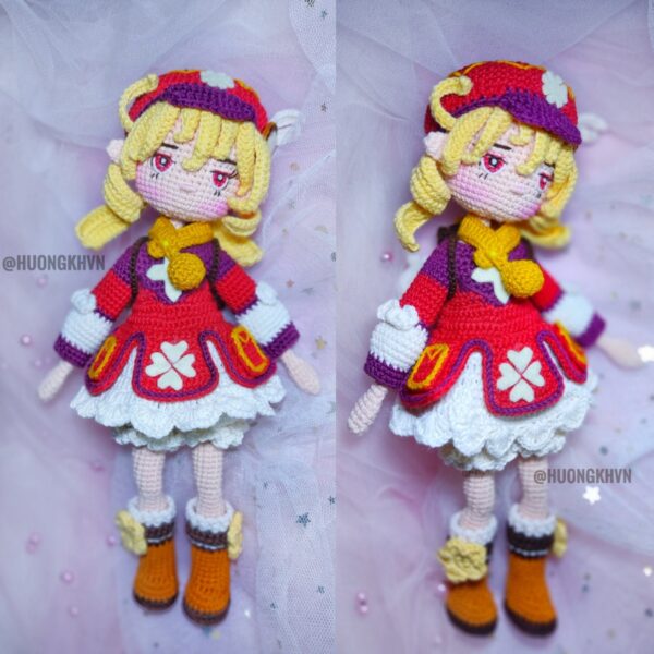 Genshin Impact Klee Amigurumi Crochet Pattern PDF - Image 3