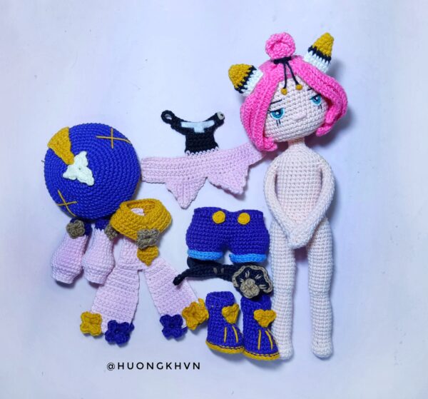 Genshin Impact Diona Amigurumi Crochet Pattern - Image 5
