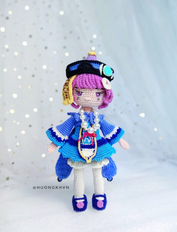 Genshin Impact Qiqi Amigurumi Crochet Pattern - Image 6