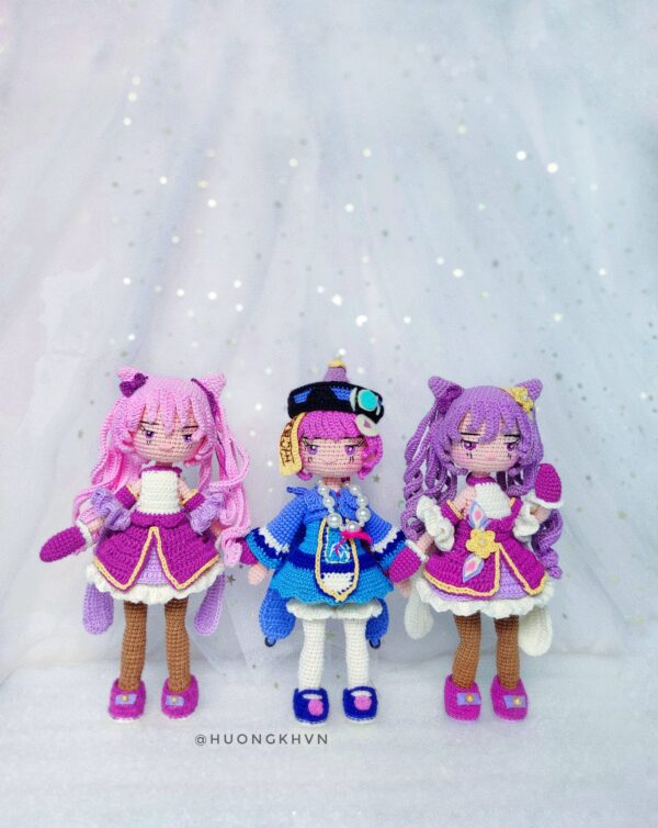Genshin Impact Keqing Amigurumi Crochet Pattern PDF Intermediate - Image 7