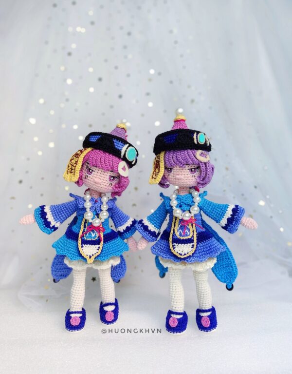 Genshin Impact Qiqi Amigurumi Crochet Pattern - Image 4