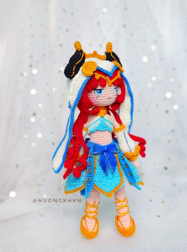 Genshin Impact Nilou Amigurumi Crochet Pattern PDF - Image 9
