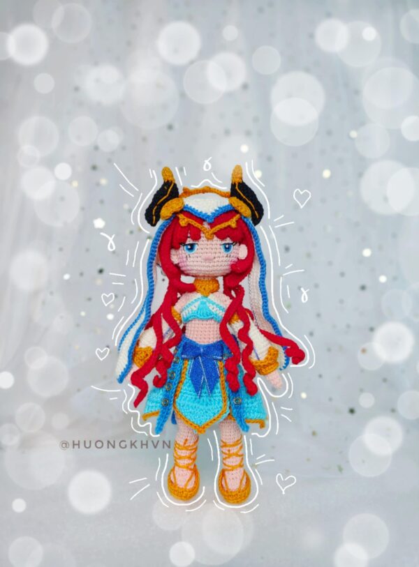 Genshin Impact Nilou Amigurumi Crochet Pattern PDF - Image 5