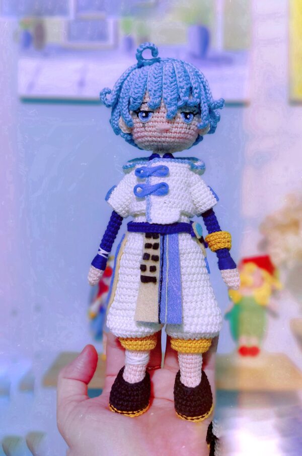 Genshin Impact Chongyun Amigurumi Crochet Pattern Instant Download PDF - Image 8