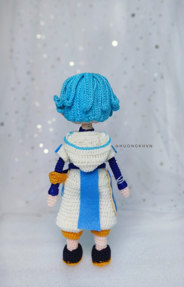 Genshin Impact Chongyun Amigurumi Crochet Pattern Instant Download PDF - Image 6