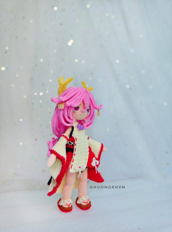 Yae Miko Amigurumi Crochet Pattern Genshin Impact - Image 8