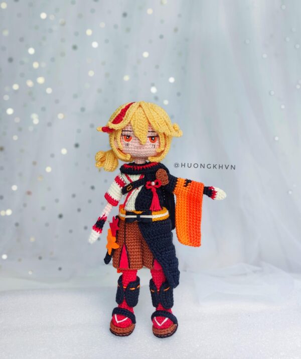 Genshin Impact Kazuha Amigurumi Crochet Pattern - Image 6