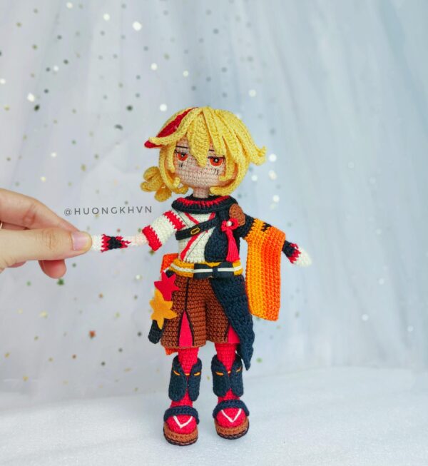 Genshin Impact Kazuha Amigurumi Crochet Pattern - Image 7