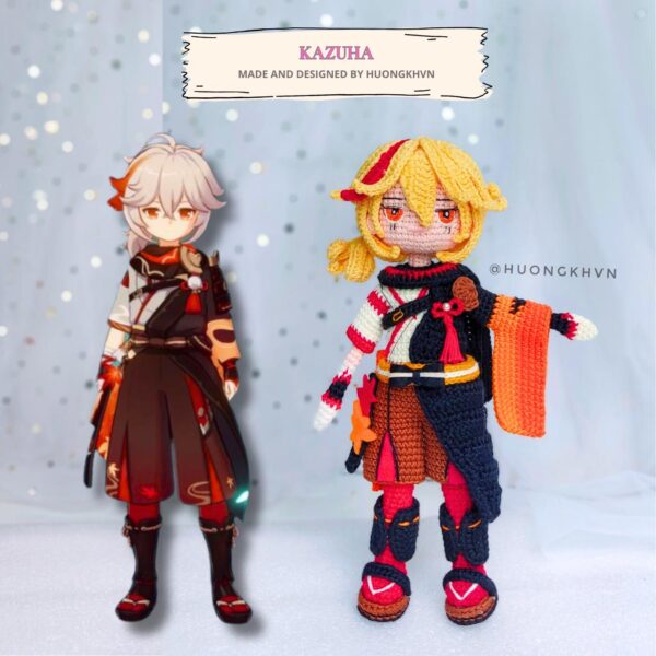 Genshin Impact Kazuha Amigurumi Crochet Pattern - Image 4