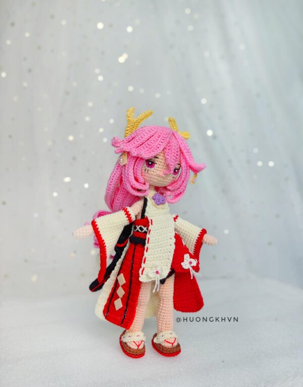 Yae Miko Amigurumi Crochet Pattern Genshin Impact - Image 6