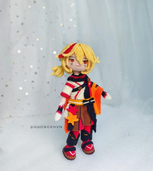Genshin Impact Kazuha Amigurumi Crochet Pattern - Image 8