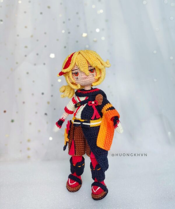 Genshin Impact Kazuha Amigurumi Crochet Pattern - Image 9