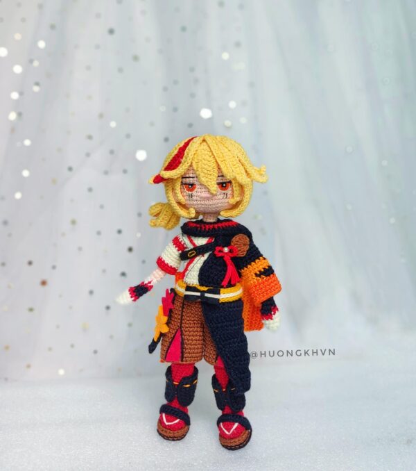 Genshin Impact Kazuha Amigurumi Crochet Pattern - Image 10
