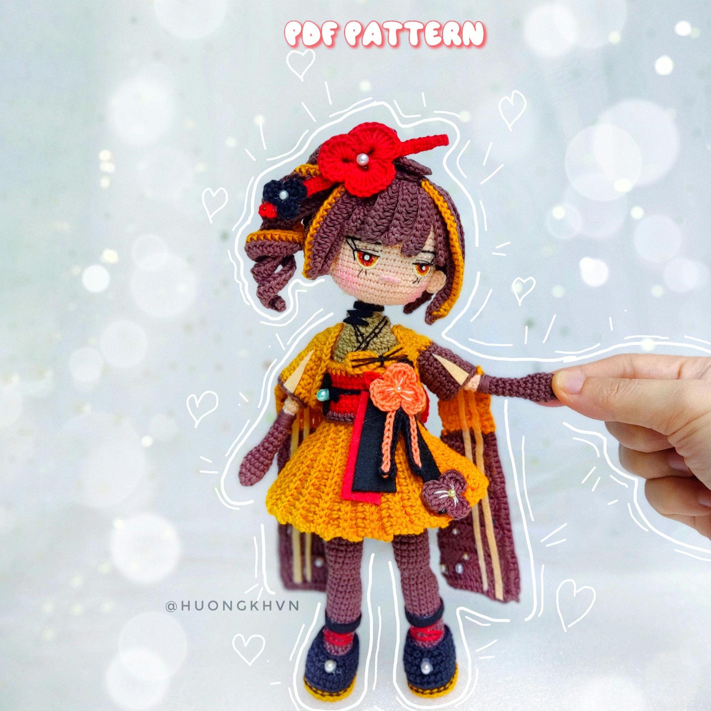 Genshin Impact Chiori Dendro Archon Amigurumi Crochet Pattern