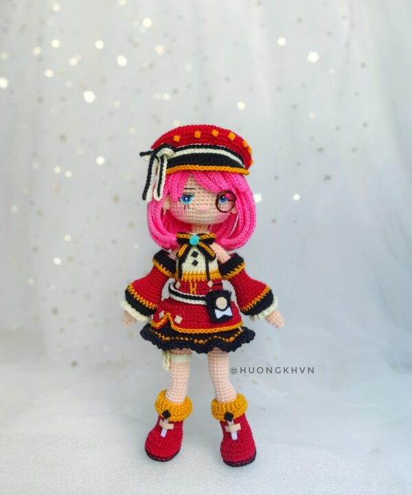 Charlotte Genshin Impact Amigurumi Crochet Pattern - Image 10