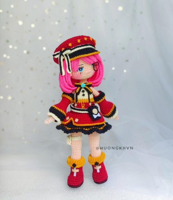 Charlotte Genshin Impact Amigurumi Crochet Pattern - Image 7