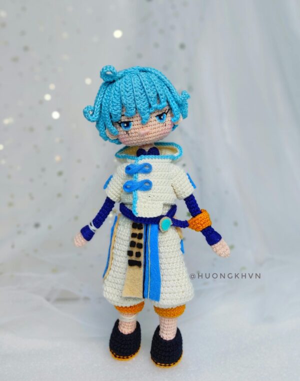 Genshin Impact Chongyun Amigurumi Crochet Pattern Instant Download PDF - Image 5