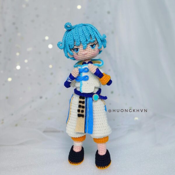 Genshin Impact Chongyun Amigurumi Crochet Pattern Instant Download PDF - Image 7