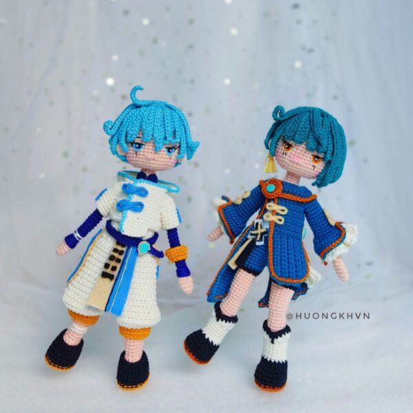 Genshin Impact Chongyun Amigurumi Crochet Pattern Instant Download PDF - Image 9