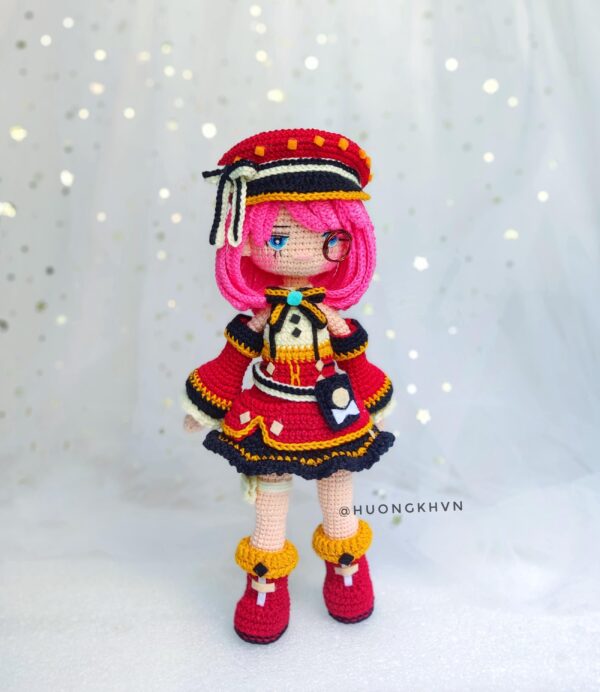 Charlotte Genshin Impact Amigurumi Crochet Pattern - Image 9