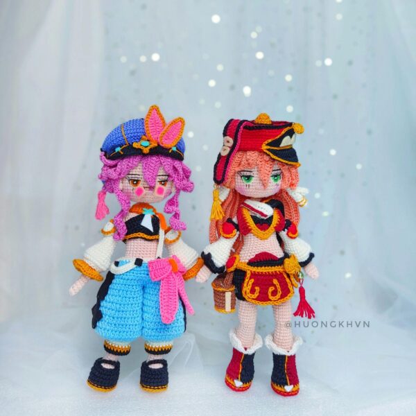 Genshin Impact Yanfei Amigurumi Crochet Pattern - Image 8
