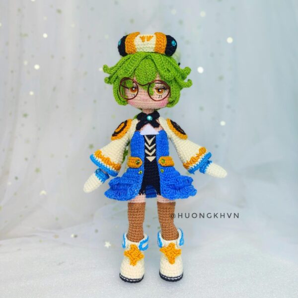 Genshin Impact Sucrose Amigurumi Crochet Pattern - Image 4