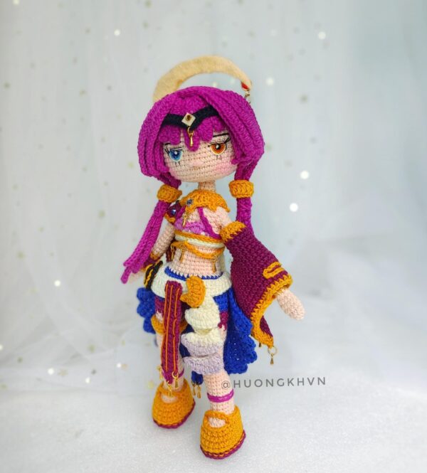 Genshin Impact Candace Amigurumi Crochet Pattern - Image 8