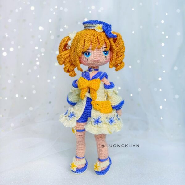 Barbara Genshin Impact Amigurumi Crochet Pattern PDF - Image 9