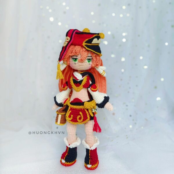 Genshin Impact Yanfei Amigurumi Crochet Pattern - Image 9