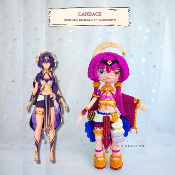 Genshin Impact Candace Amigurumi Crochet Pattern - Image 3