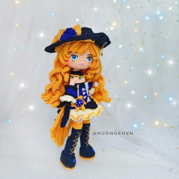Genshin Impact Navia Amigurumi Crochet Pattern - Image 6