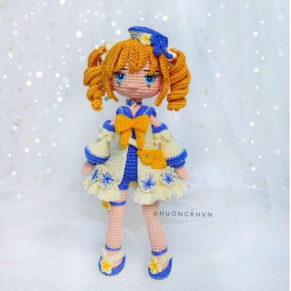 Barbara Genshin Impact Amigurumi Crochet Pattern PDF - Image 8
