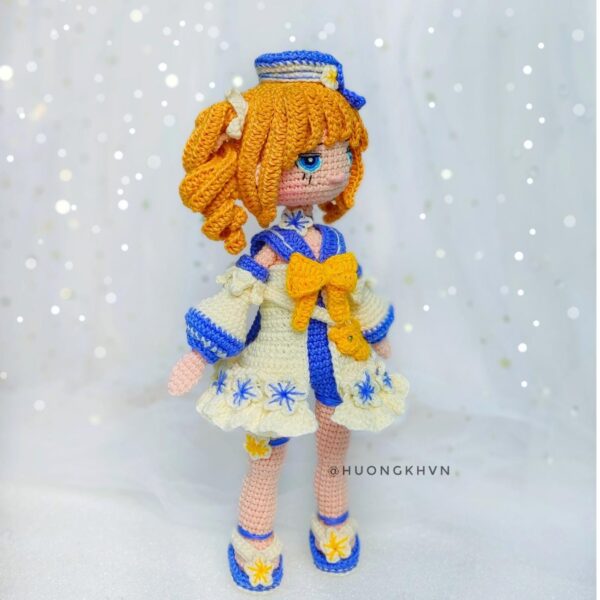 Barbara Genshin Impact Amigurumi Crochet Pattern PDF - Image 6