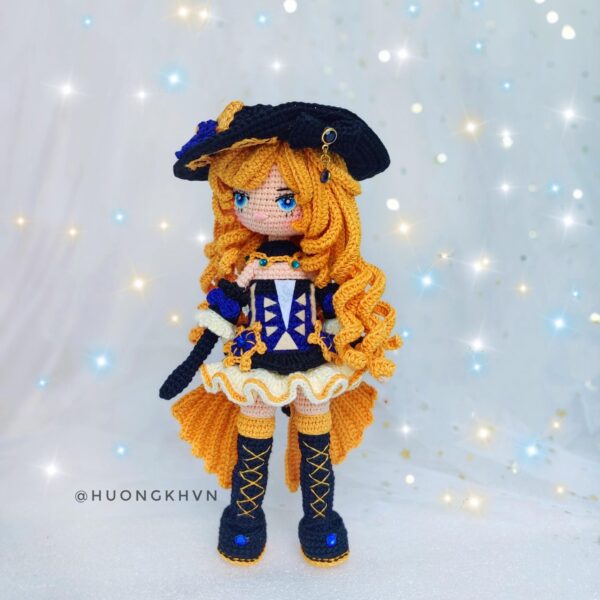 Genshin Impact Navia Amigurumi Crochet Pattern - Image 9
