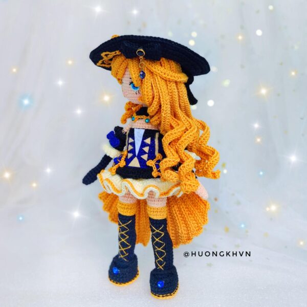 Genshin Impact Navia Amigurumi Crochet Pattern - Image 8