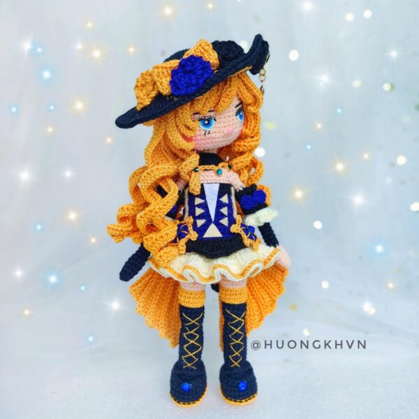 Genshin Impact Navia Amigurumi Crochet Pattern - Image 5