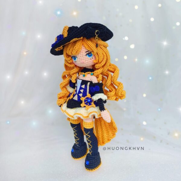 Genshin Impact Navia Amigurumi Crochet Pattern - Image 4