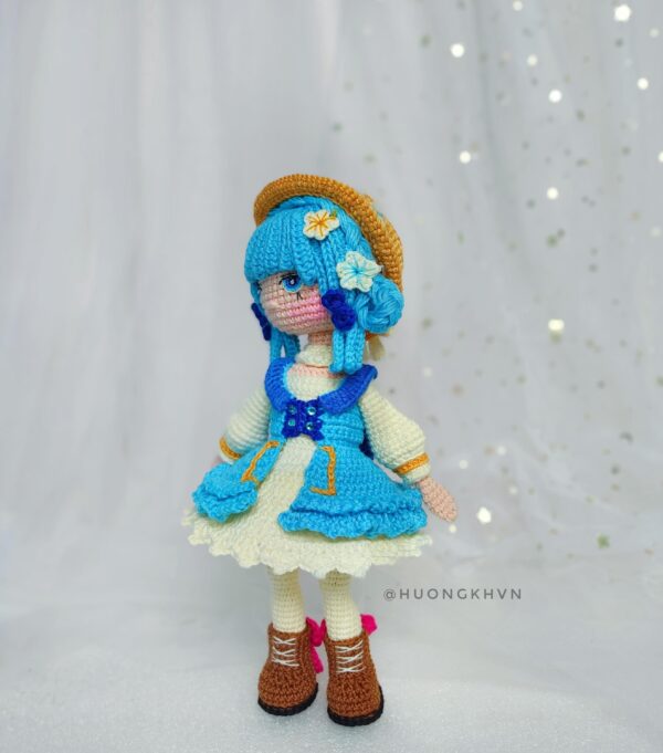 Genshin Impact Ayaka Amigurumi Crochet Pattern Digital - Image 7
