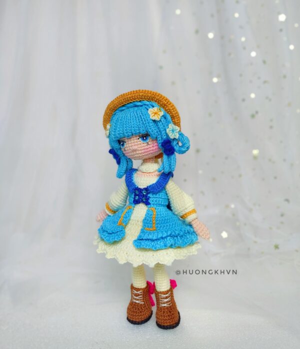 Genshin Impact Ayaka Amigurumi Crochet Pattern Digital - Image 8