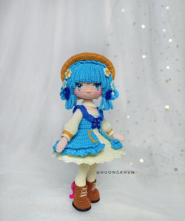 Genshin Impact Ayaka Amigurumi Crochet Pattern Digital - Image 6