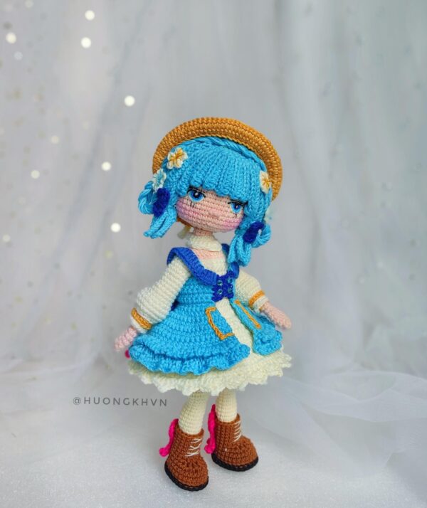 Genshin Impact Ayaka Amigurumi Crochet Pattern Digital - Image 5