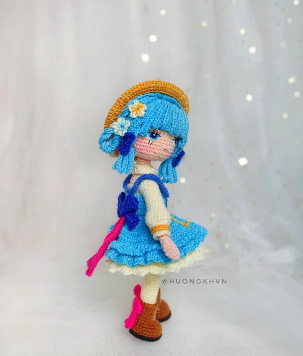 Genshin Impact Ayaka Amigurumi Crochet Pattern Digital - Image 9