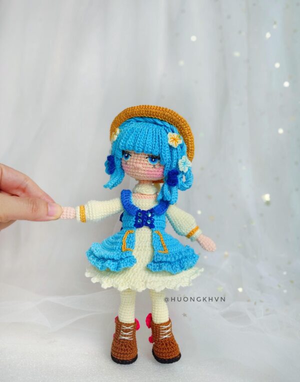 Genshin Impact Ayaka Amigurumi Crochet Pattern Digital - Image 10