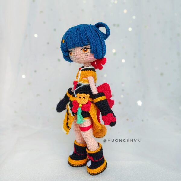 Genshin Impact Xiangling Amigurumi Crochet Pattern - Image 9