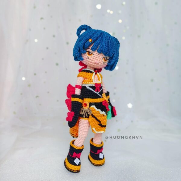 Genshin Impact Xiangling Amigurumi Crochet Pattern - Image 10