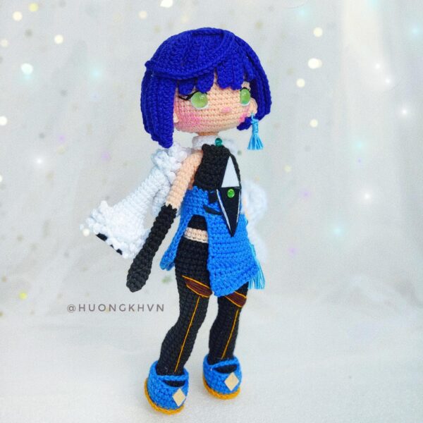Yelan Genshin Impact Amigurumi Crochet Pattern Digital Intermediate - Image 5