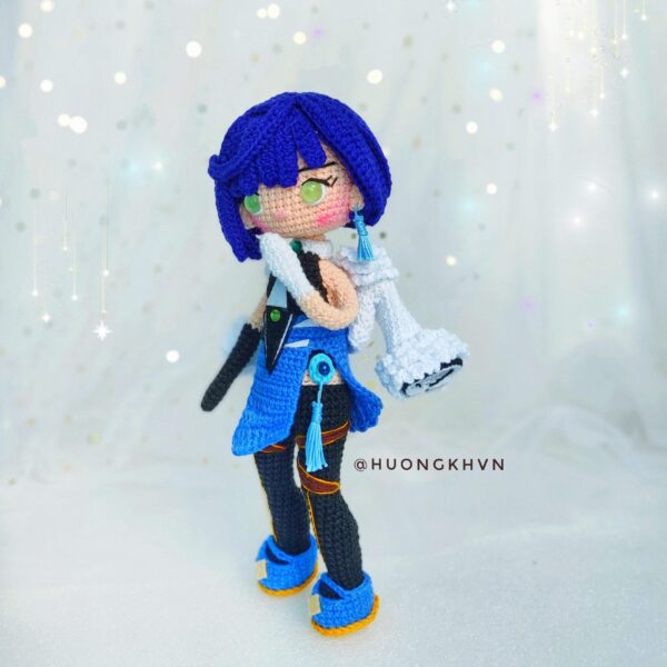 Yelan Genshin Impact Amigurumi Crochet Pattern Digital Intermediate - Image 6